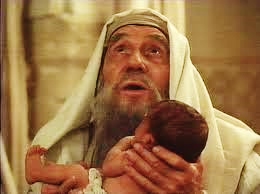 Simeon and baby